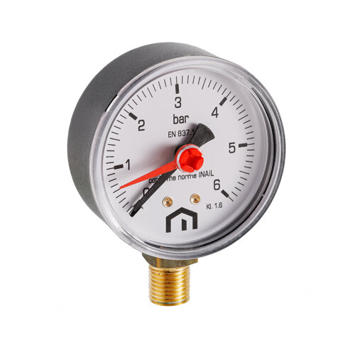 Pressure gauge radial Ø 63 for pressure reducers DN15 and DN20
