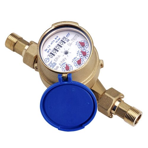 Water meter models with dry dial with cap