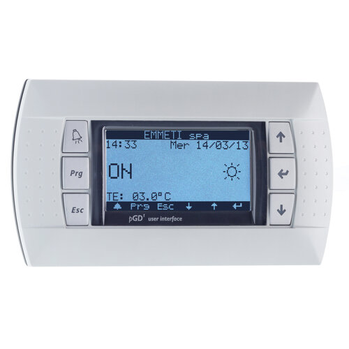 Remote keypad for distance control for EHxx22T-DC, wall mountable
