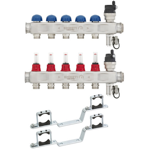 Collettore Topway S con misuratori di portata 0-2,5 l/min