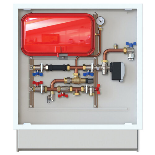 Kit centrale termica da incasso 3 Vie