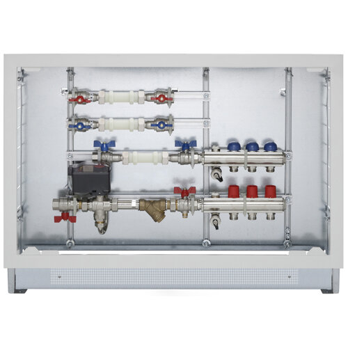 Energy Box with manifolds and domestic H_C water