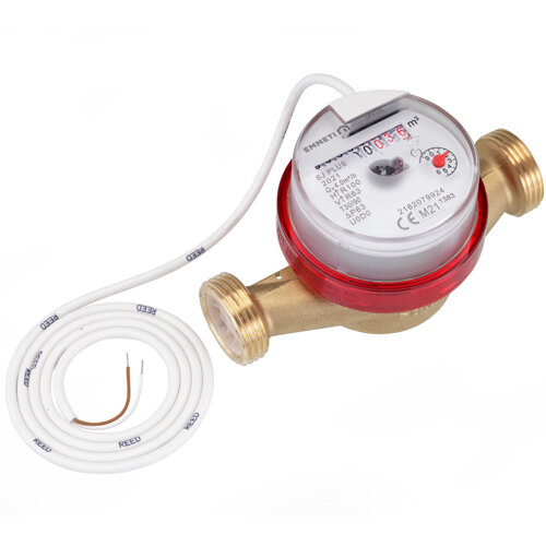 Hot water meter SJ PLUS DN20 with pulse output