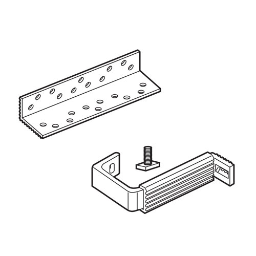 Single tile roofs/bent tiles (*) installation set of brackets (1 piece) for SXM