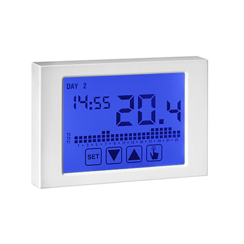 Radio frequency programmable thermostat